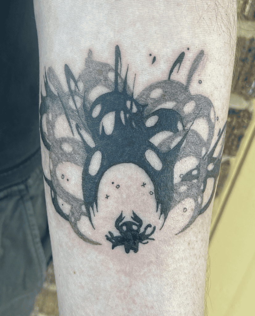 Spell Powerful Hollow Knight Tattoo
