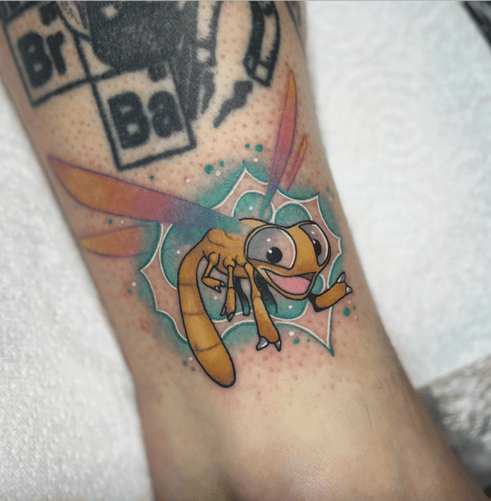 Spryo Sparx Video Game Tattoo