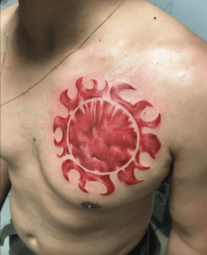 Sun Pirate Jinbei One Piece Tattoo