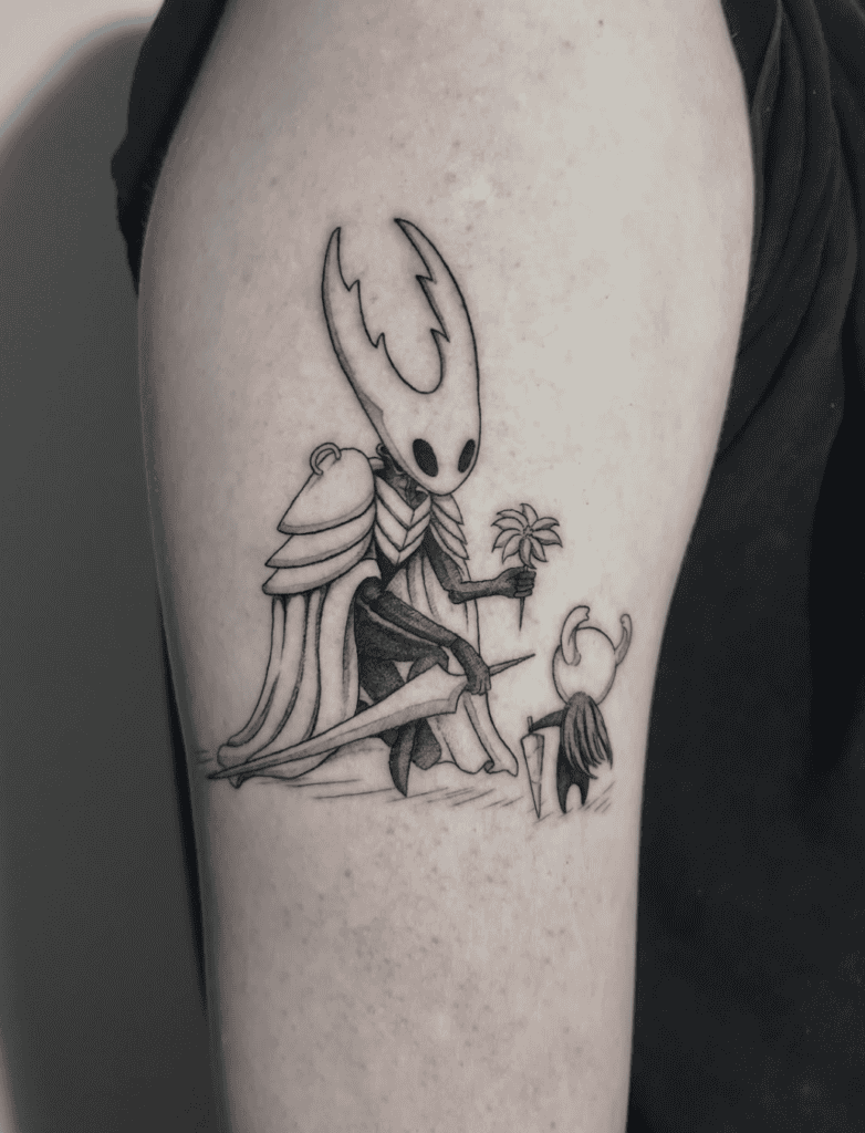 The Hollow Knight Flower Tattoo