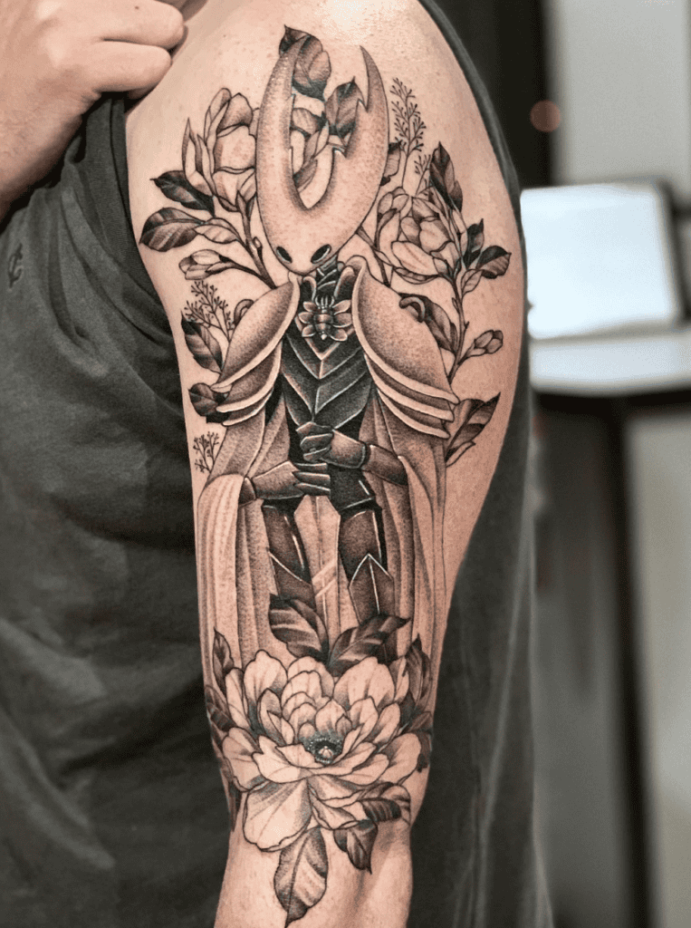 The Hollow Knight Flowers Tattoo