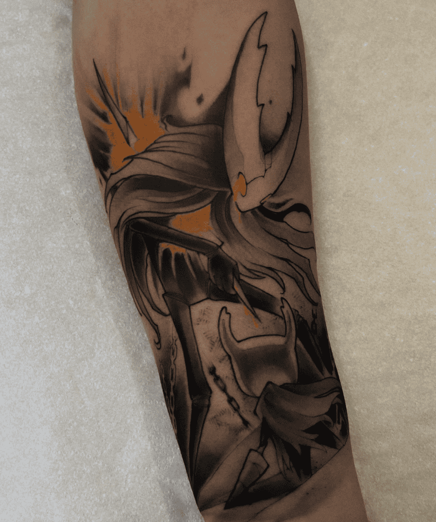 The Hollow Knight Stab Tattoo