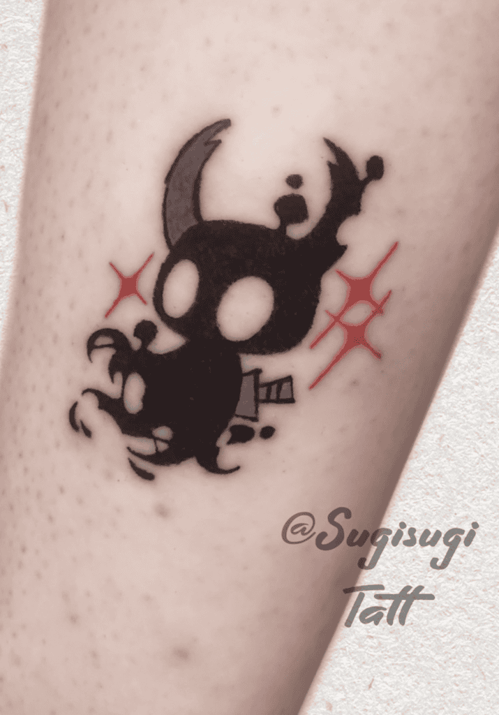 The Knight Shade Small Hollow Knight Tattoo