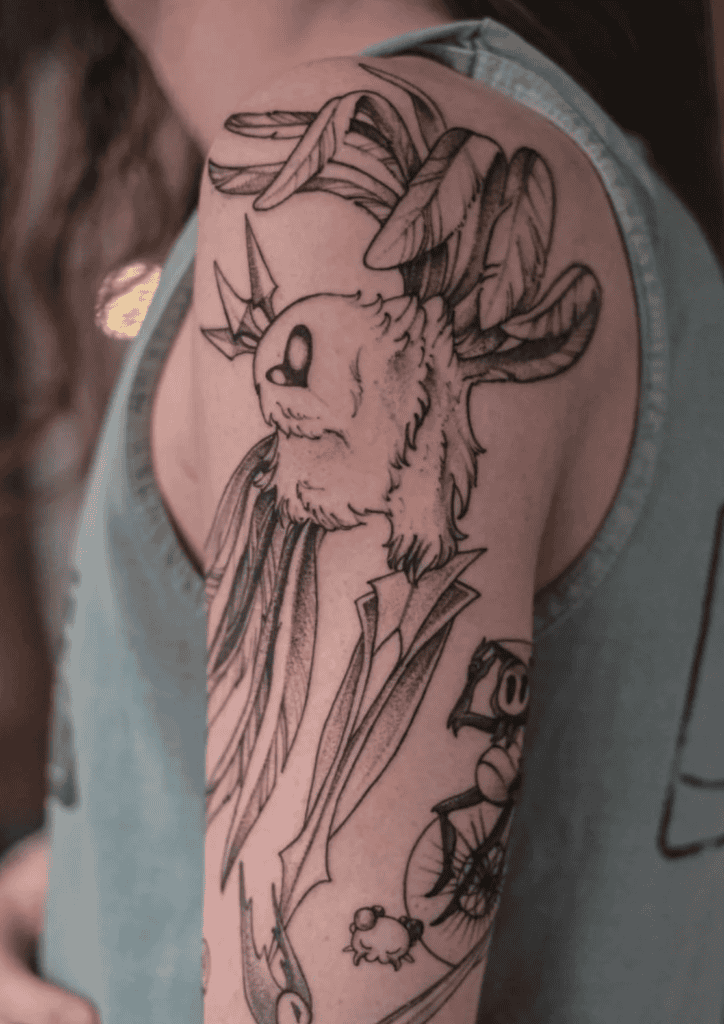 The Radiance Fly Hollow Knight Tattoo