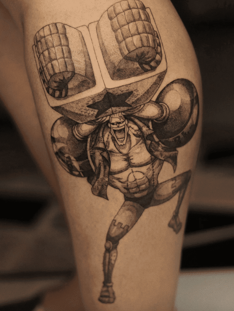 Time Skip Franky One Piece Tattoo