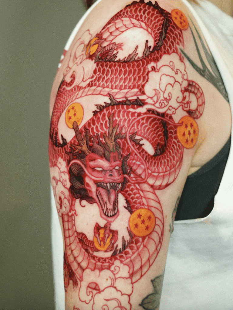 Ultimate Shenron Dragon Ball Tattoo