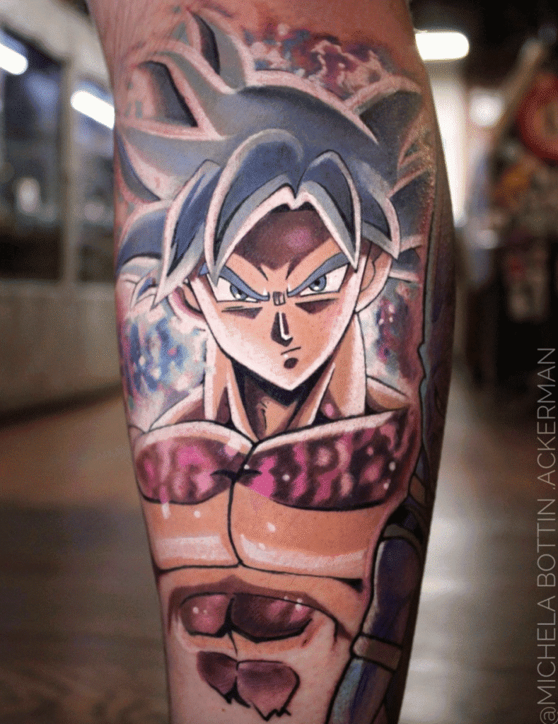 Ultra Instinct Son Goku Dragon Ball Tattoo