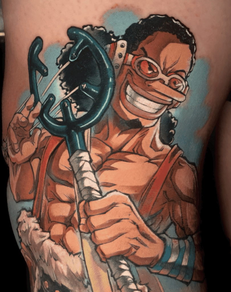 Usopp Smile One Piece Tattoo