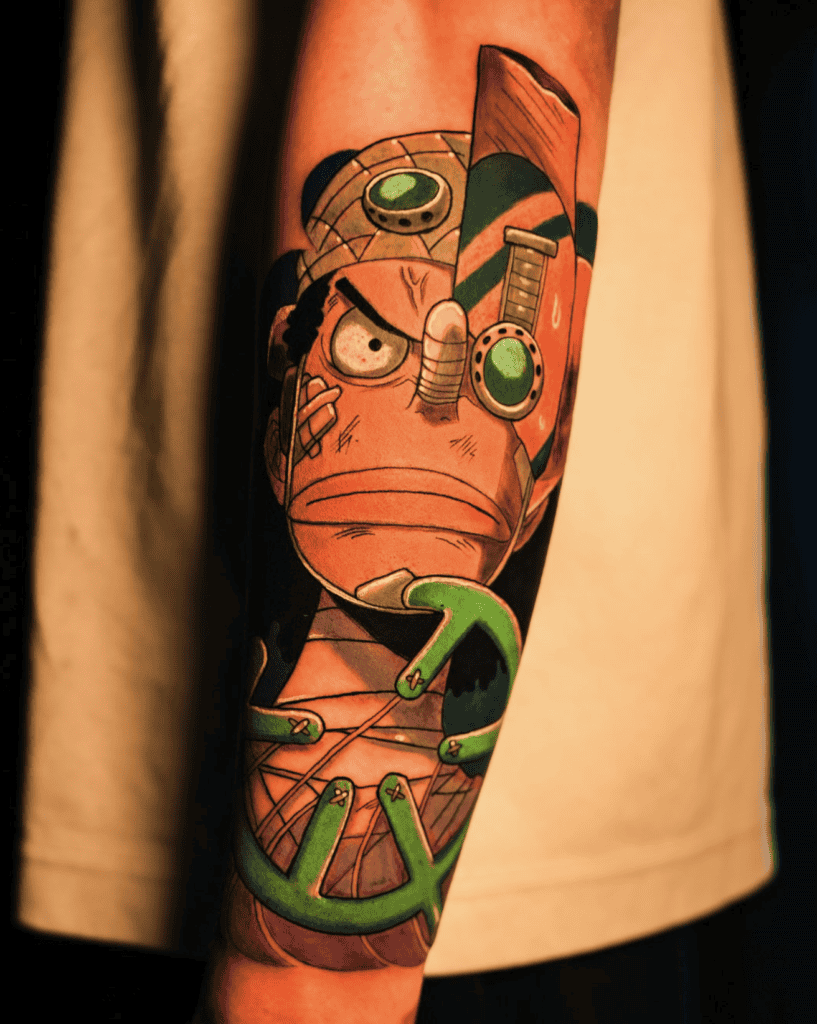 Usopp Young One Piece Tattoo