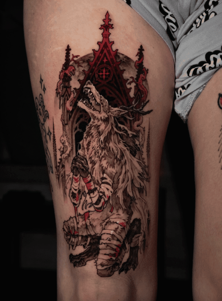 Vicar Amelia Soulsborne Tattoo