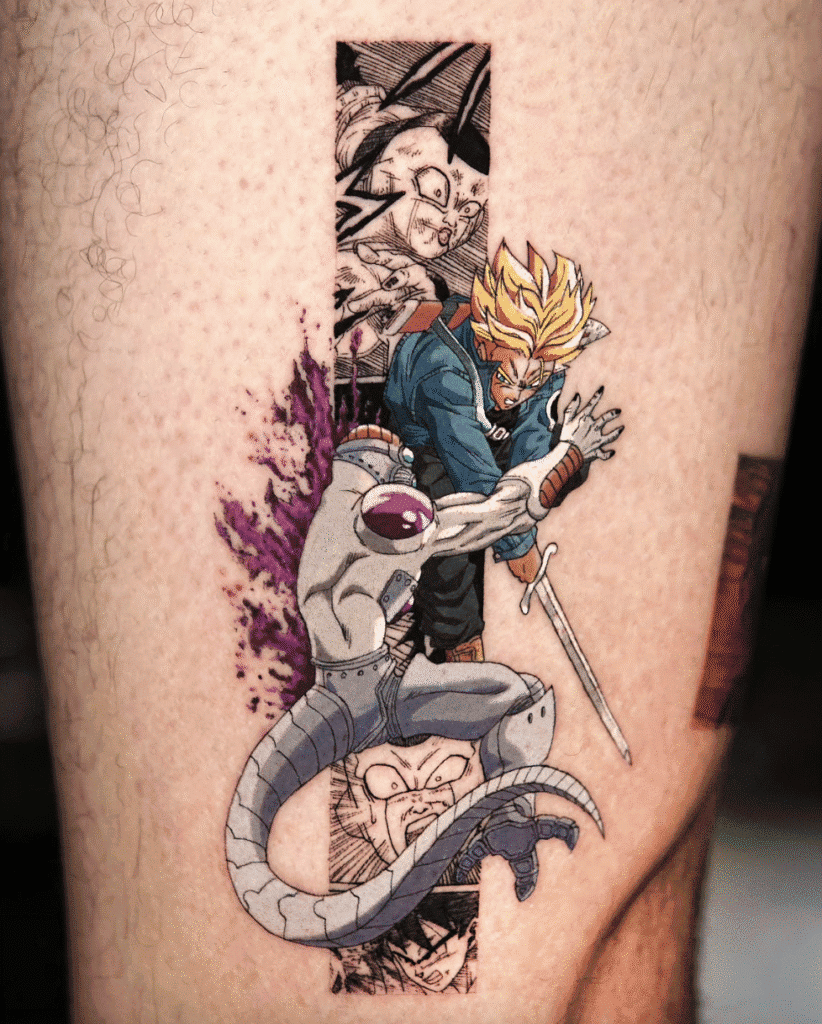 Vs Frieza Trunks Dragon Ball Tattoo