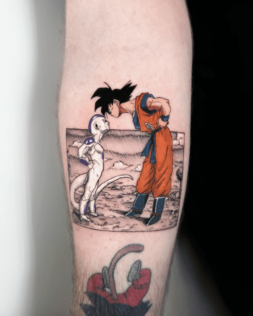 Vs Goku Frieza Dragon Ball Tattoo