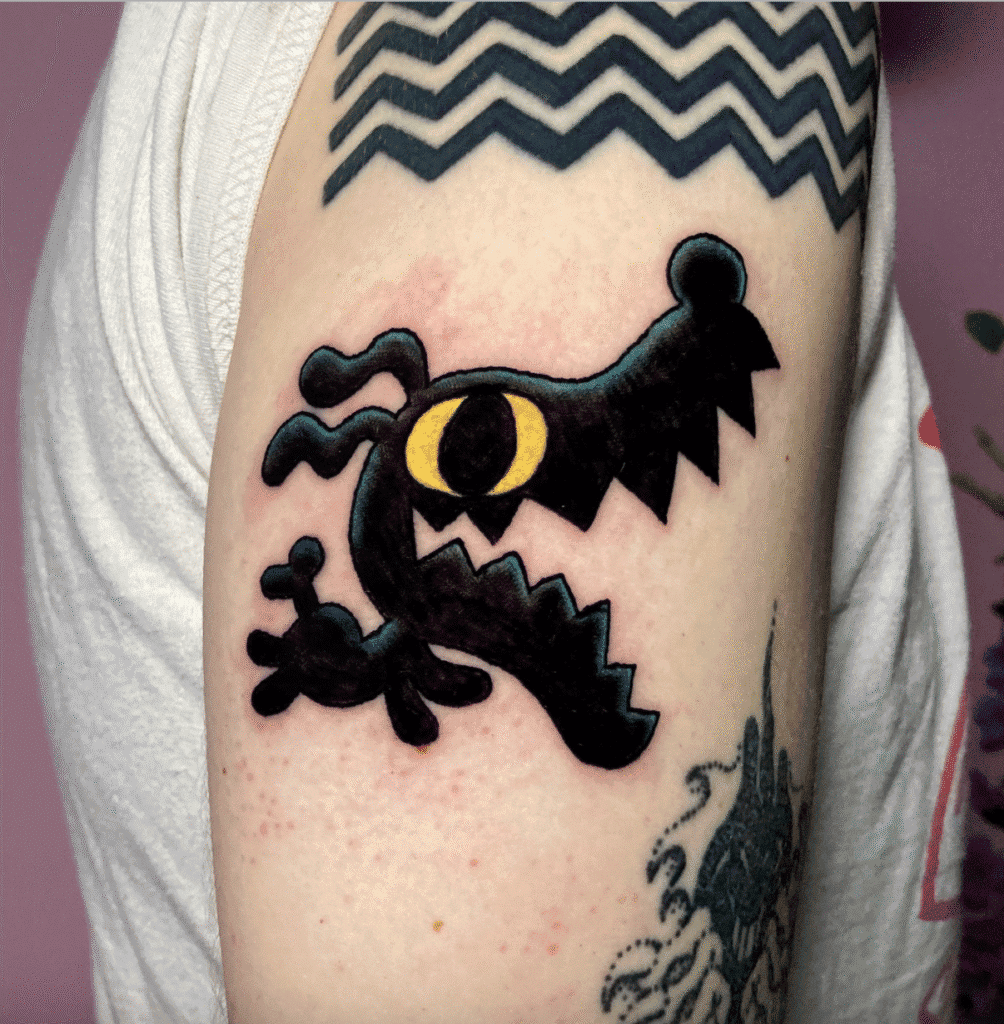 Wario Land Dog Video Game Tattoo