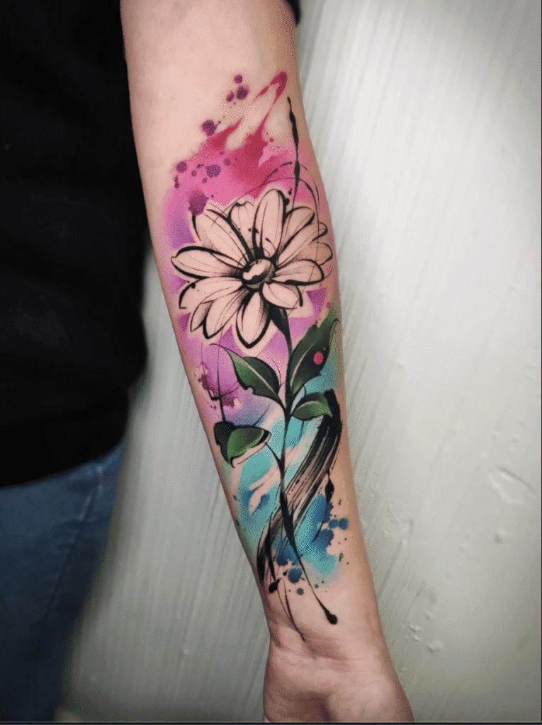 Watercolour Flower One