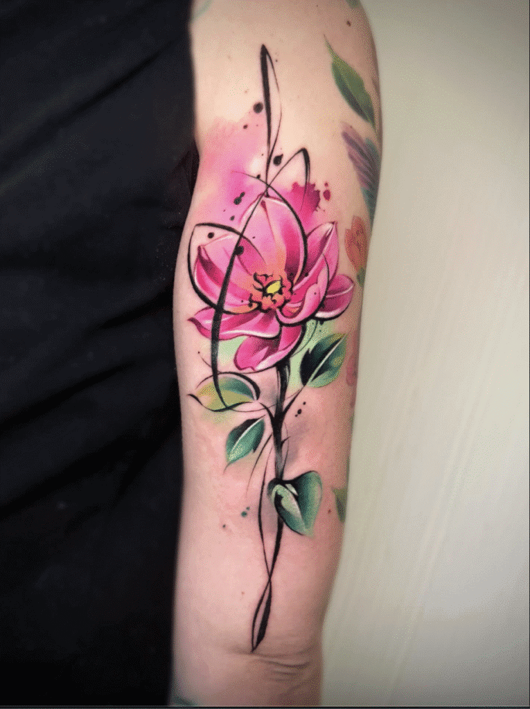 Watercolour Flower Three