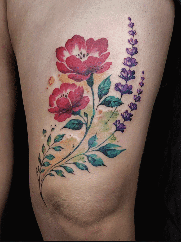 Watercolour Flower Two