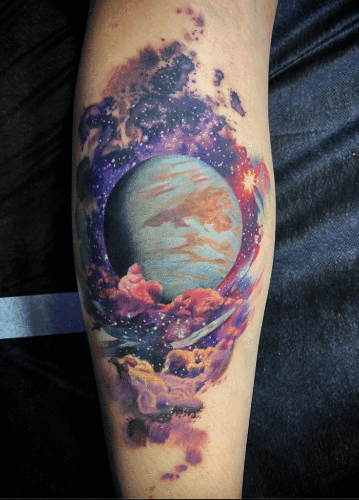 Watercolour Galaxy Three