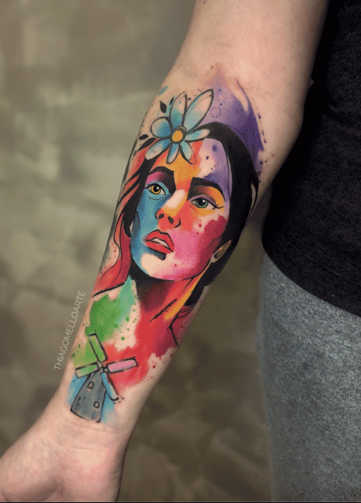 Watercolour Portrait One