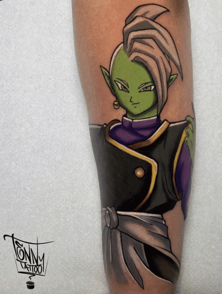 Zamasu Dragon Ball Tattoo