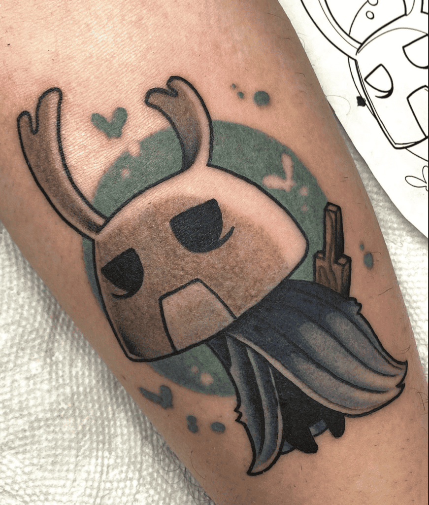 Zote the Mighty Sad HollowKnight Tattoo