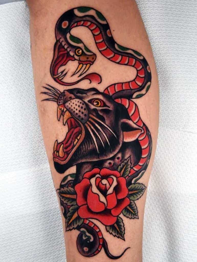 people choose traditional tattoo style