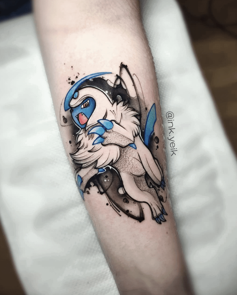 Absol Hoenn Pokémon Tattoo