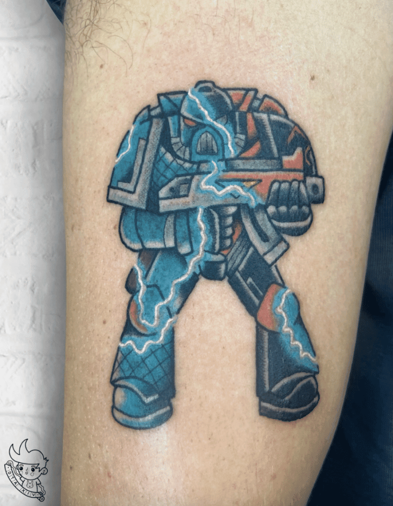 Alpha Legion Cloak Warhammer 40k Tattoo