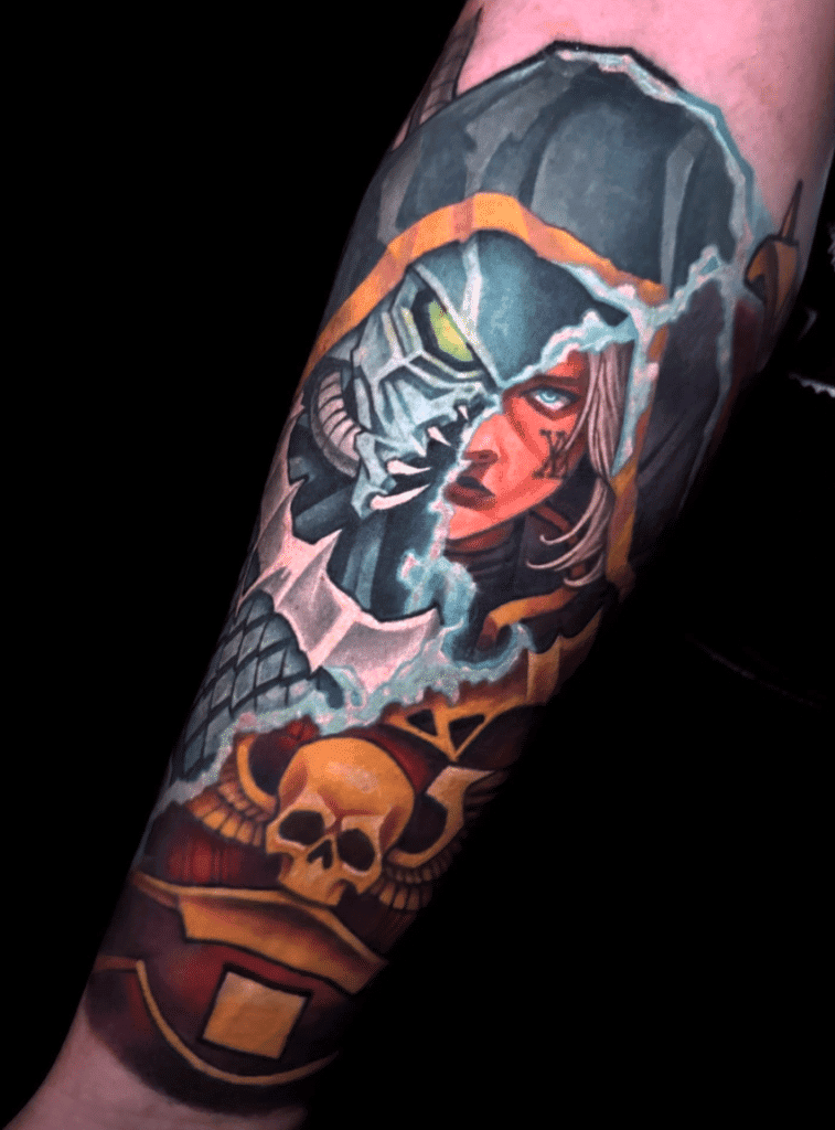 Alpha Legion Warhammer 40k Tattoo