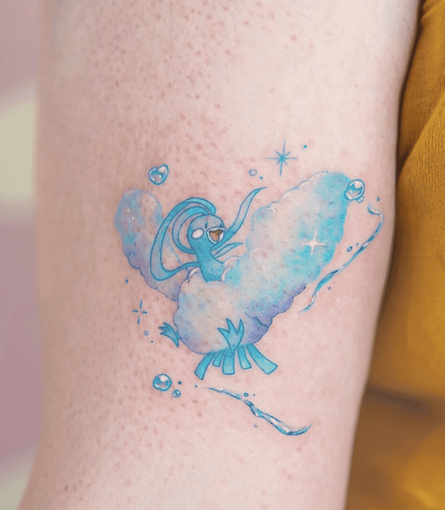Altaria Bubble Hoenn Tattoo