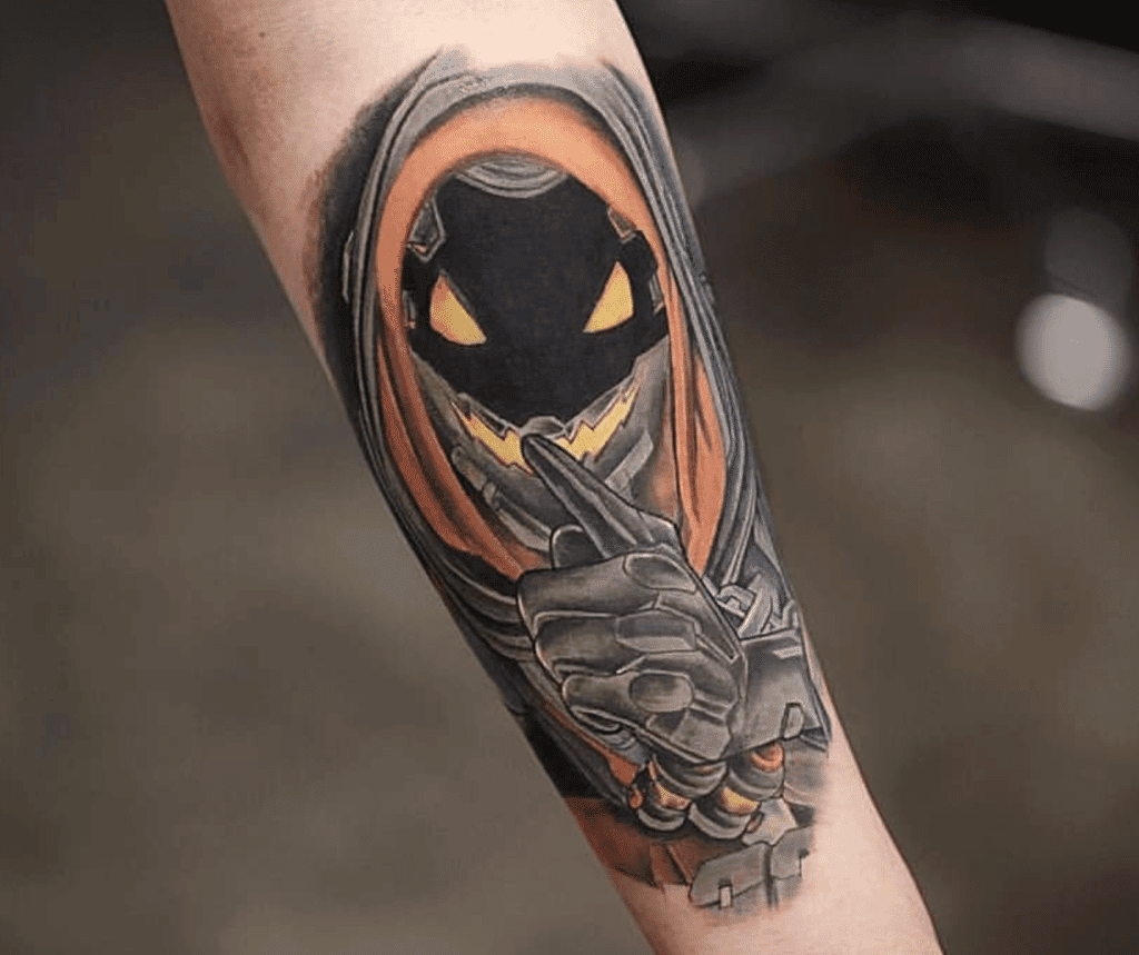 Ana Halloween Overwatch Tattoo
