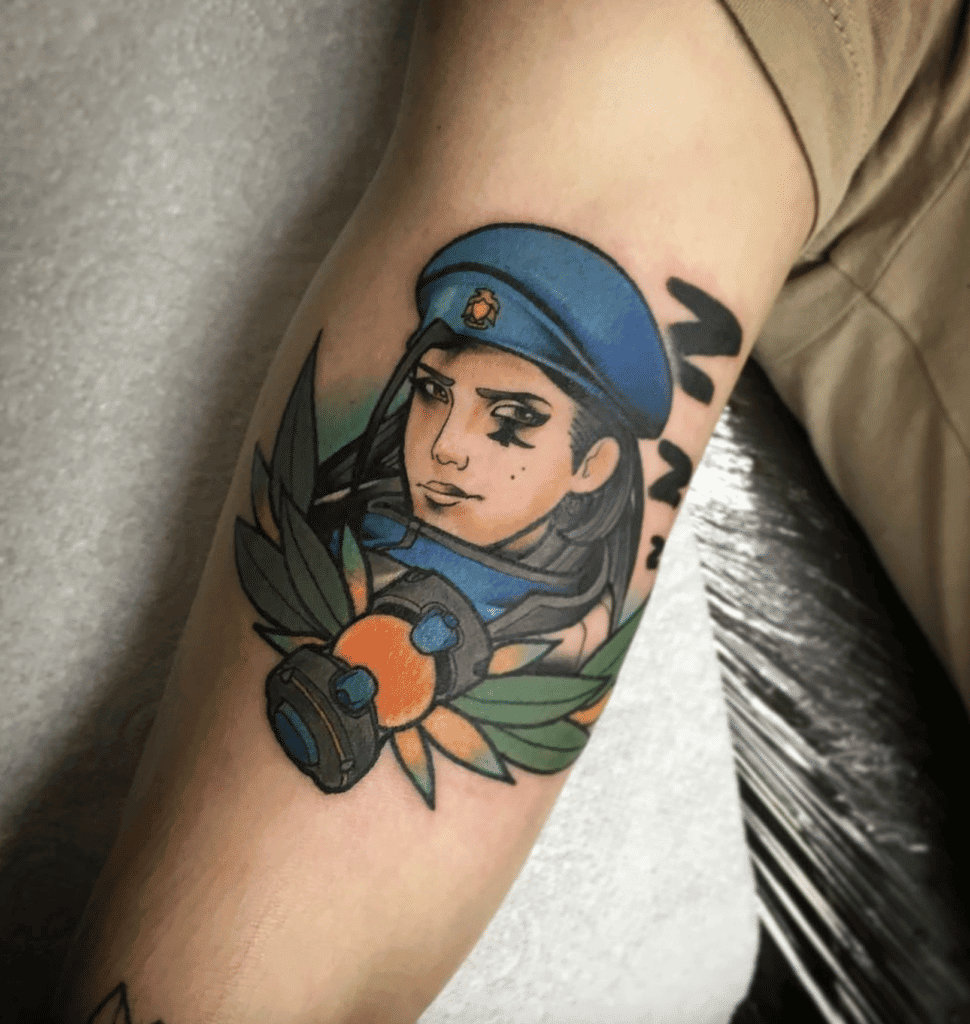 Ana Overwatch Tattoo