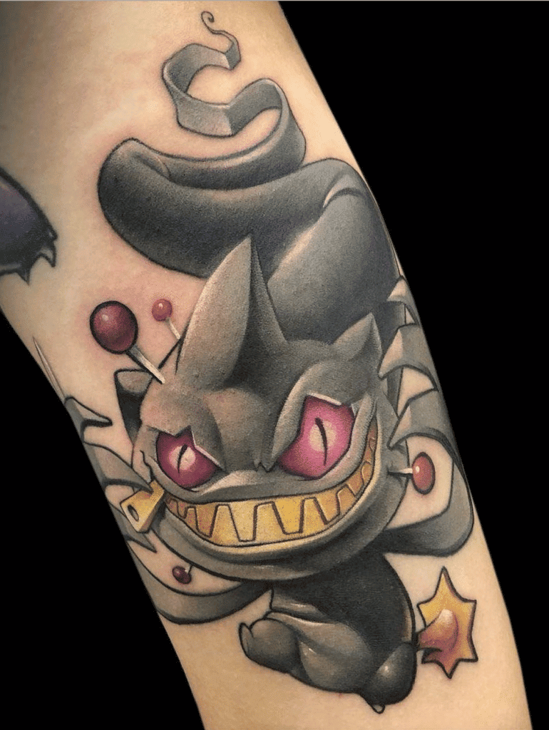 Banette Sinister Hoenn Pokémon Tattoo
