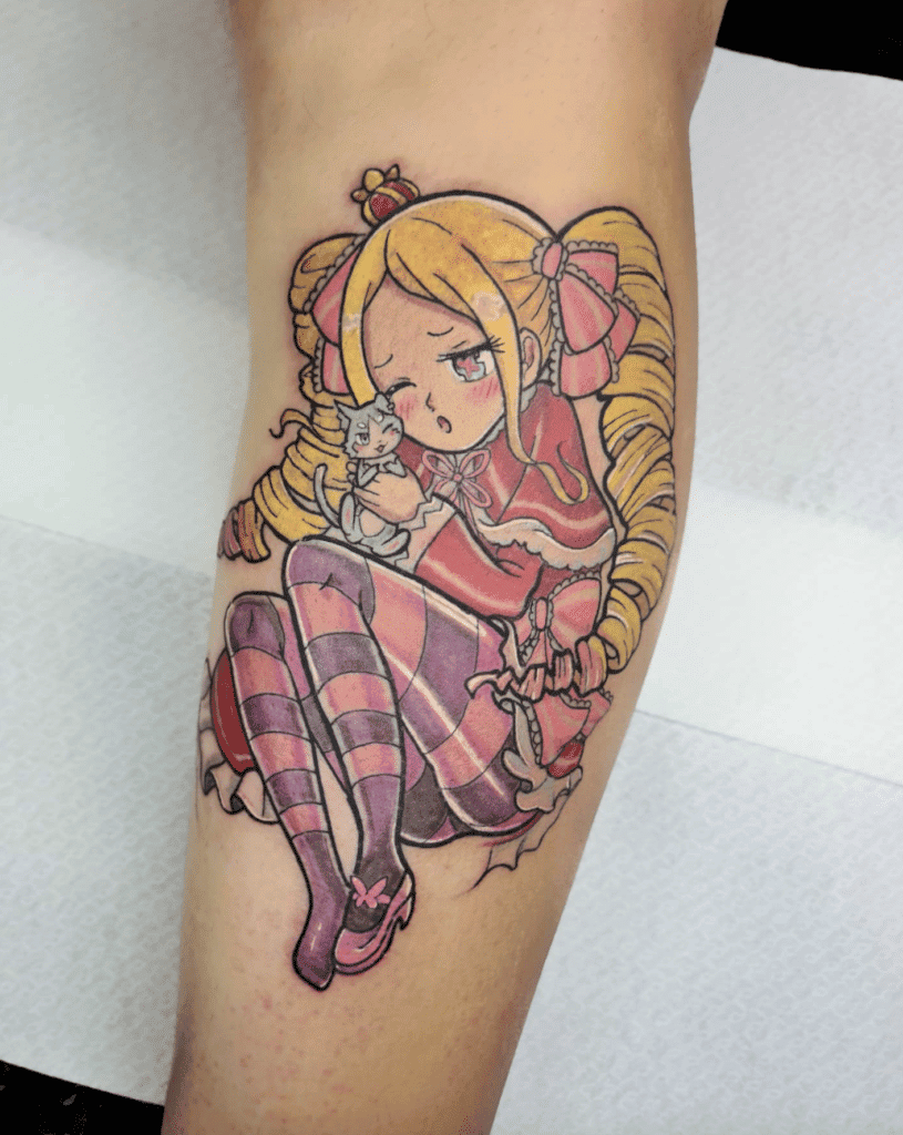 Beatrice Cuddle Re Zero Tattoo