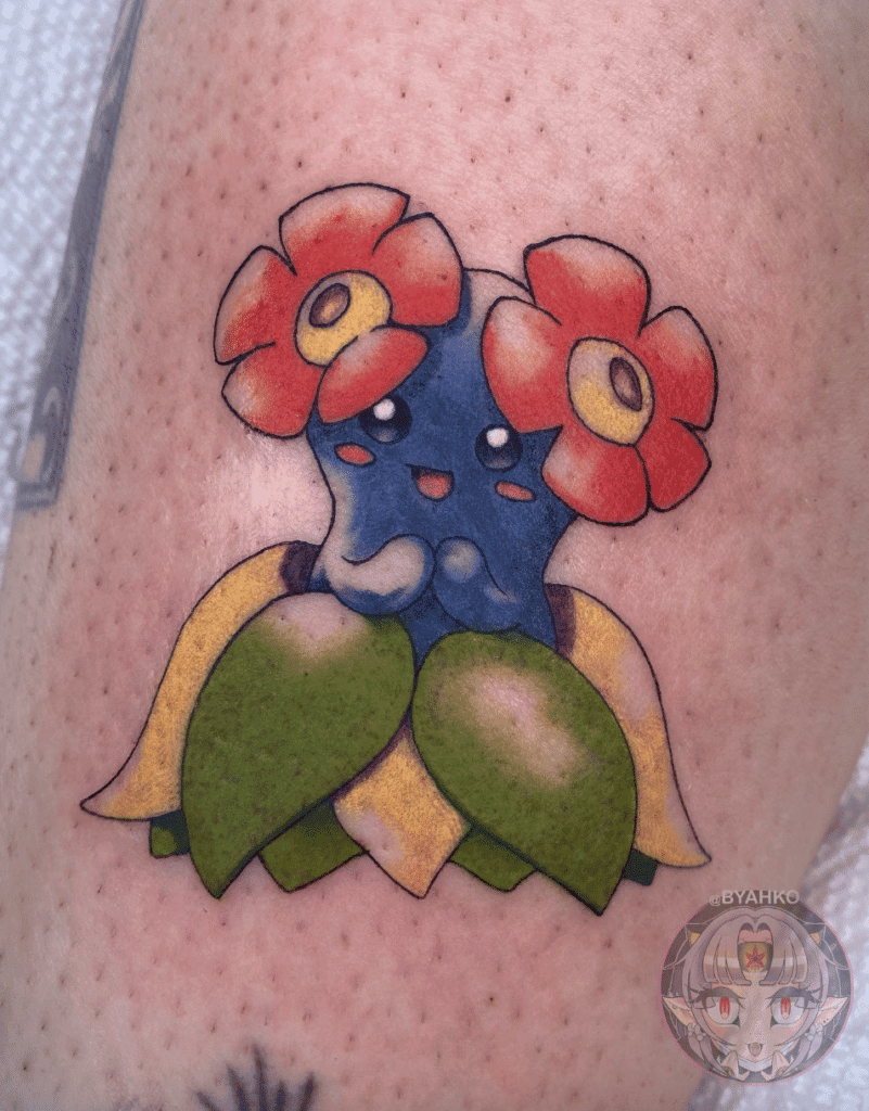 Bellossom Johto Pokémon Tattoo