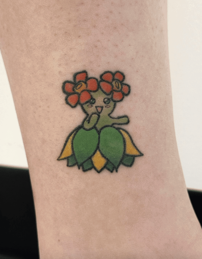Bellossom Small Johto Pokémon Tattoo