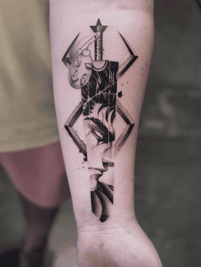 Berserk Anime Tattoo