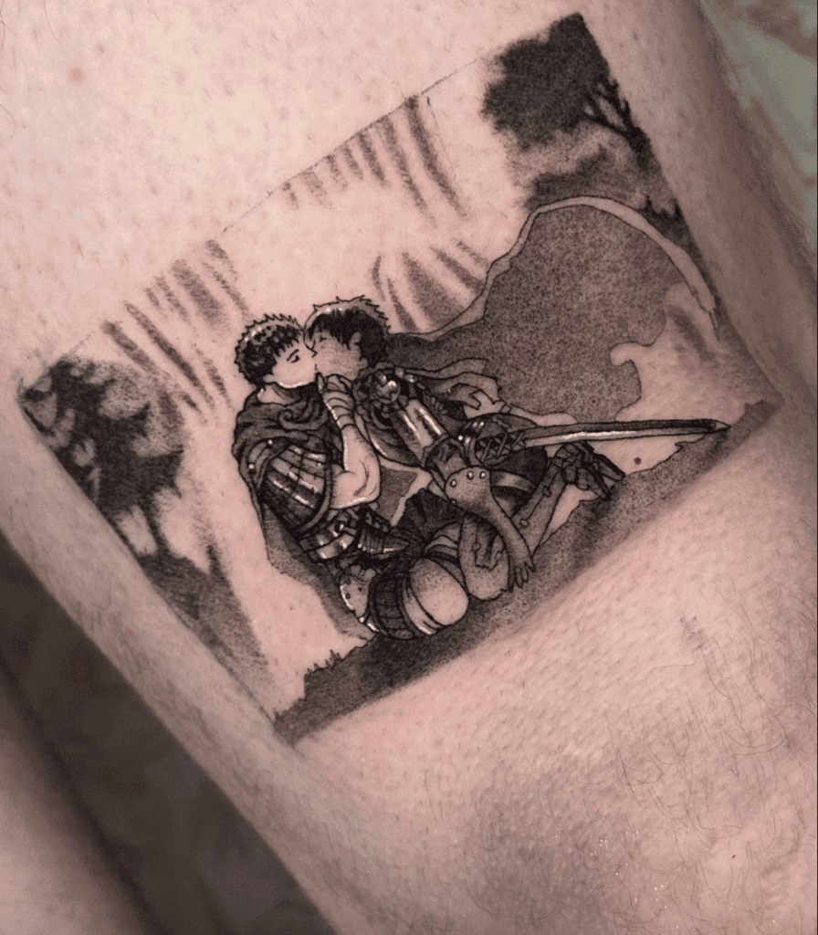 Berserk Skull KnightAnime Tattoo