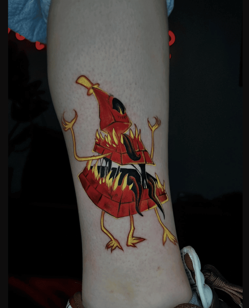 Bill Cipher Demon Gravity Falls Tattoo