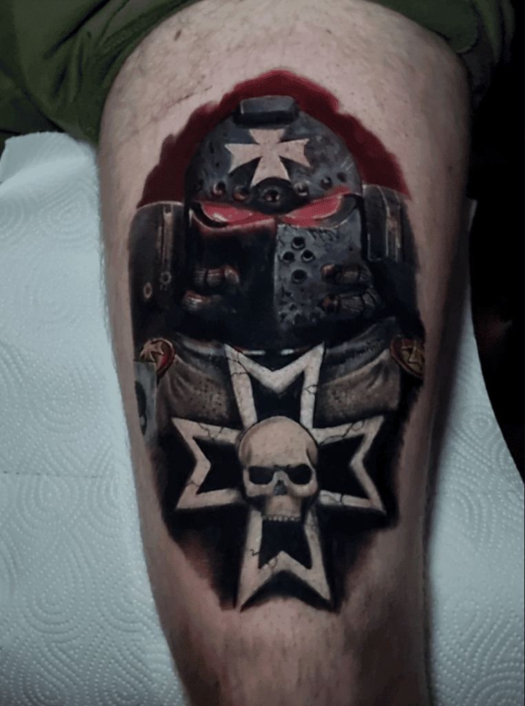 Black Templars Warhammer 40k Tattoo