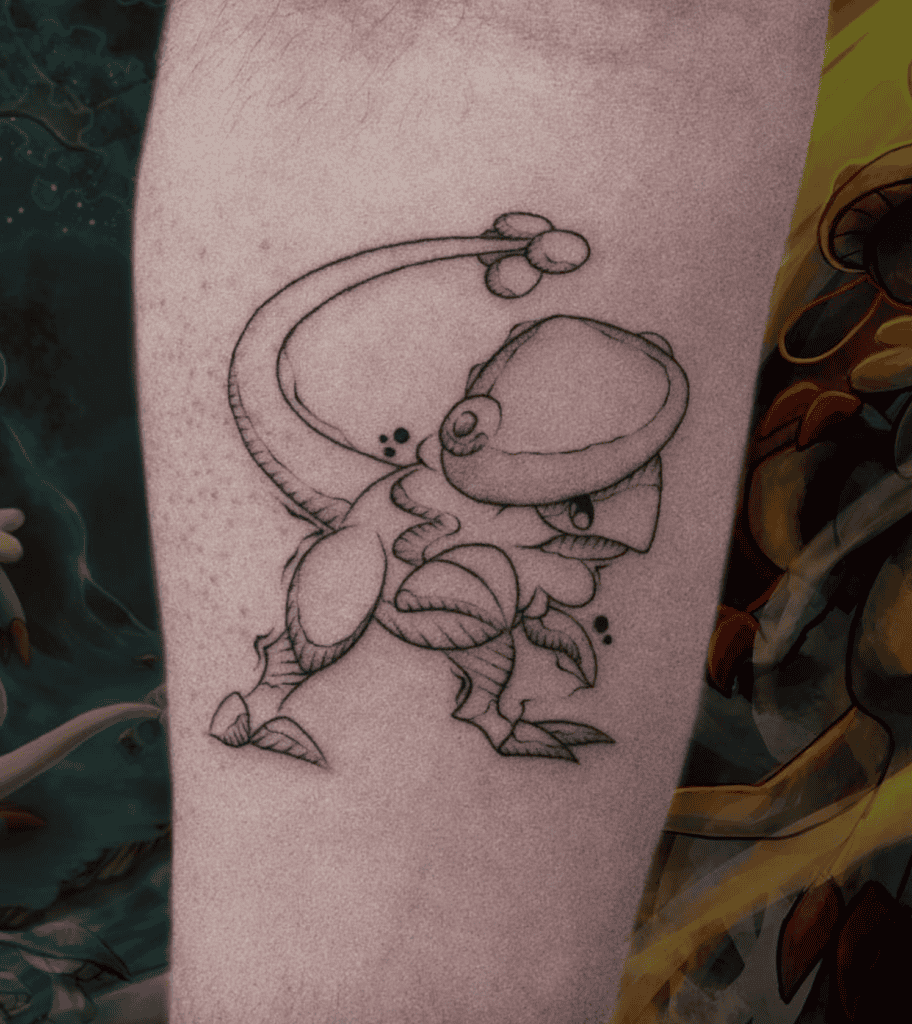 Breloom Sketch Hoenn Pokémon Tattoo
