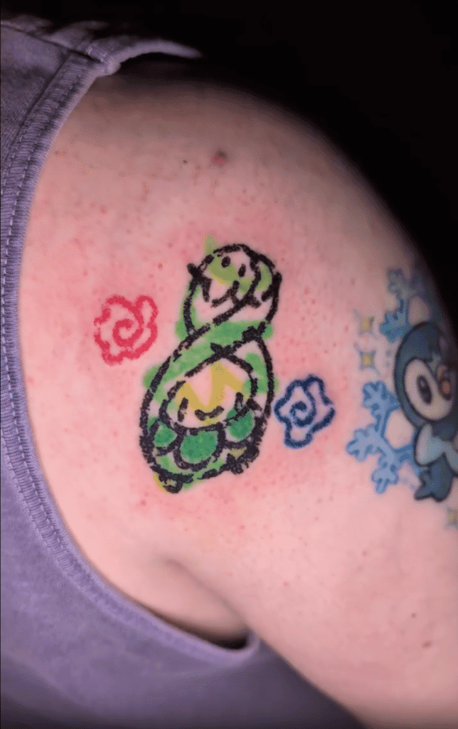 Budew Sketch Sinnoh Pokémon Tattoo