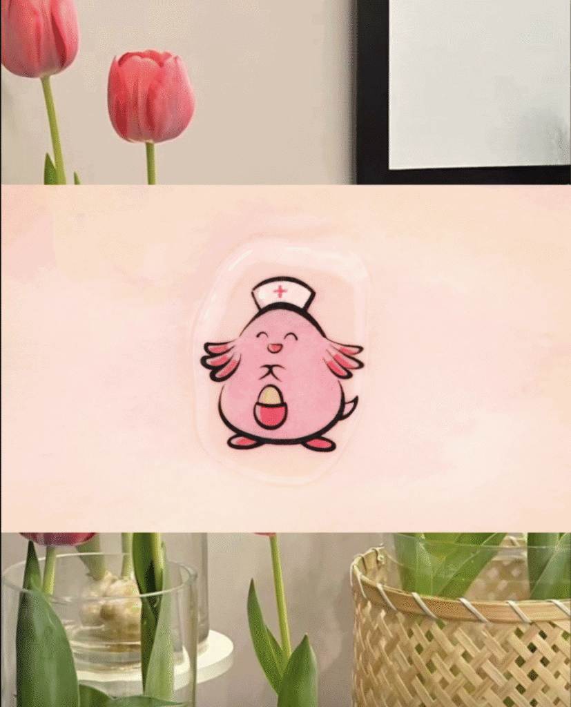 Chansey Cute Johto Pokémon Tattoo