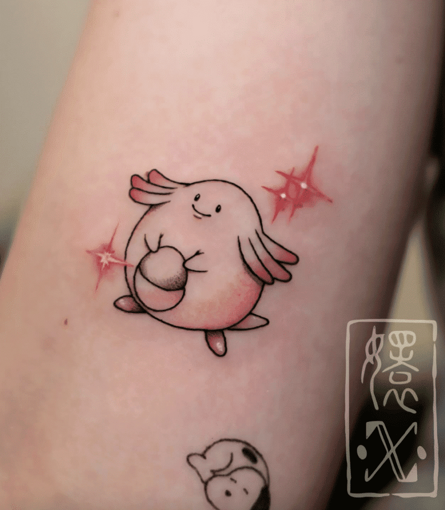 Chansey Johto Pokémon Tattoo