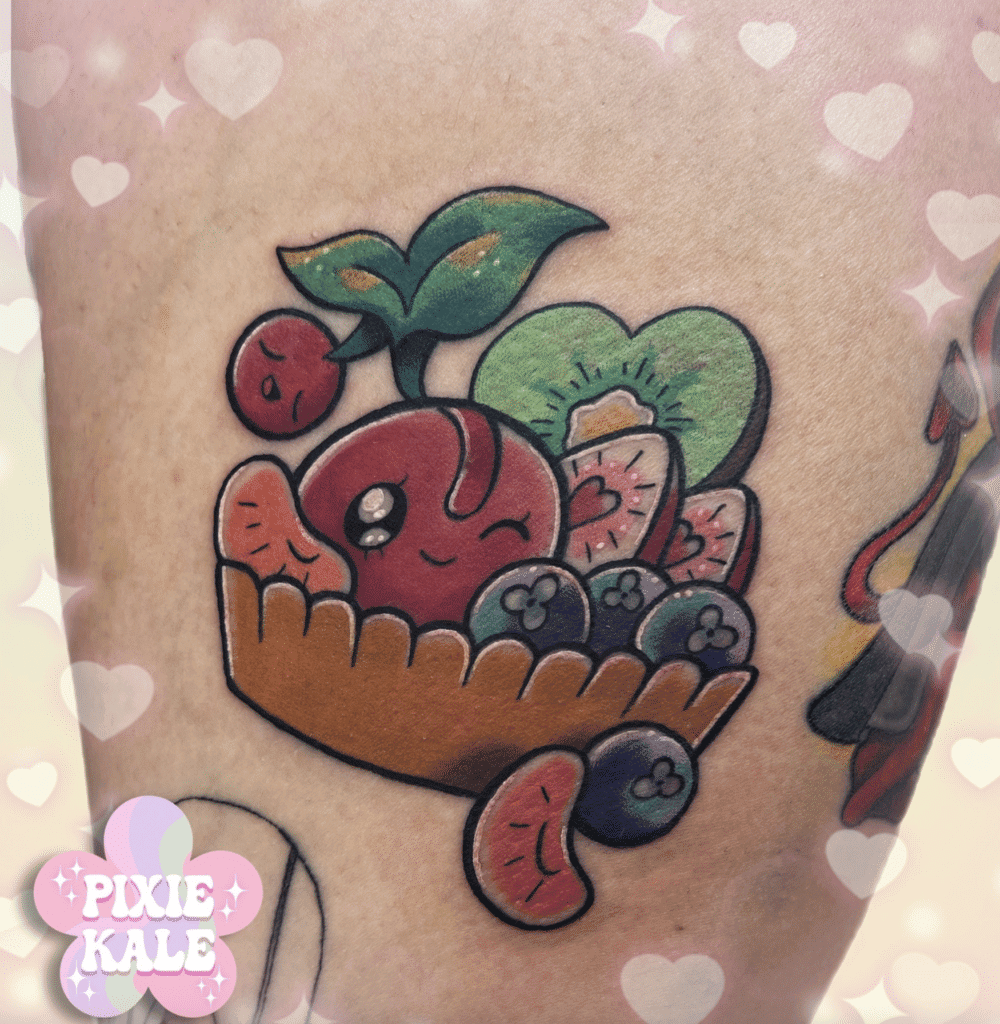 Cherubi Fruit Sinnoh Pokémon Tattoo