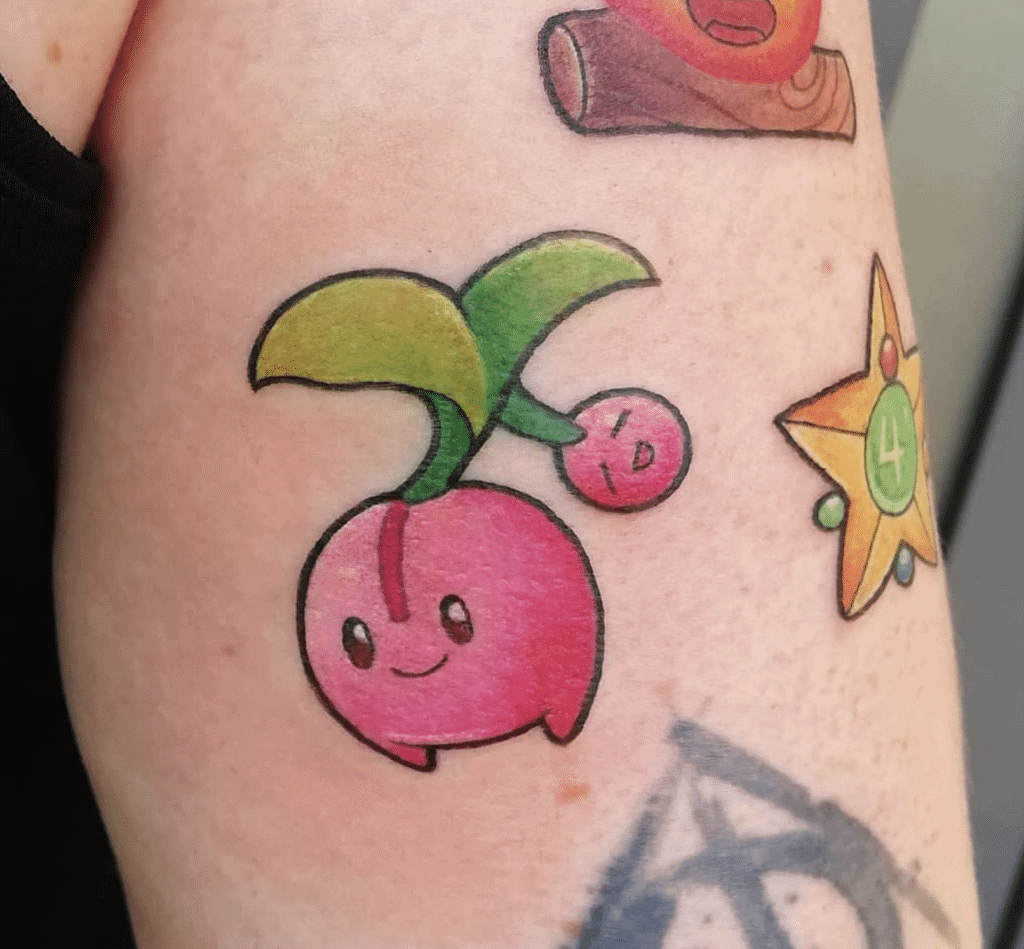 Cherubi Sinnoh Pokémon Tattoo
