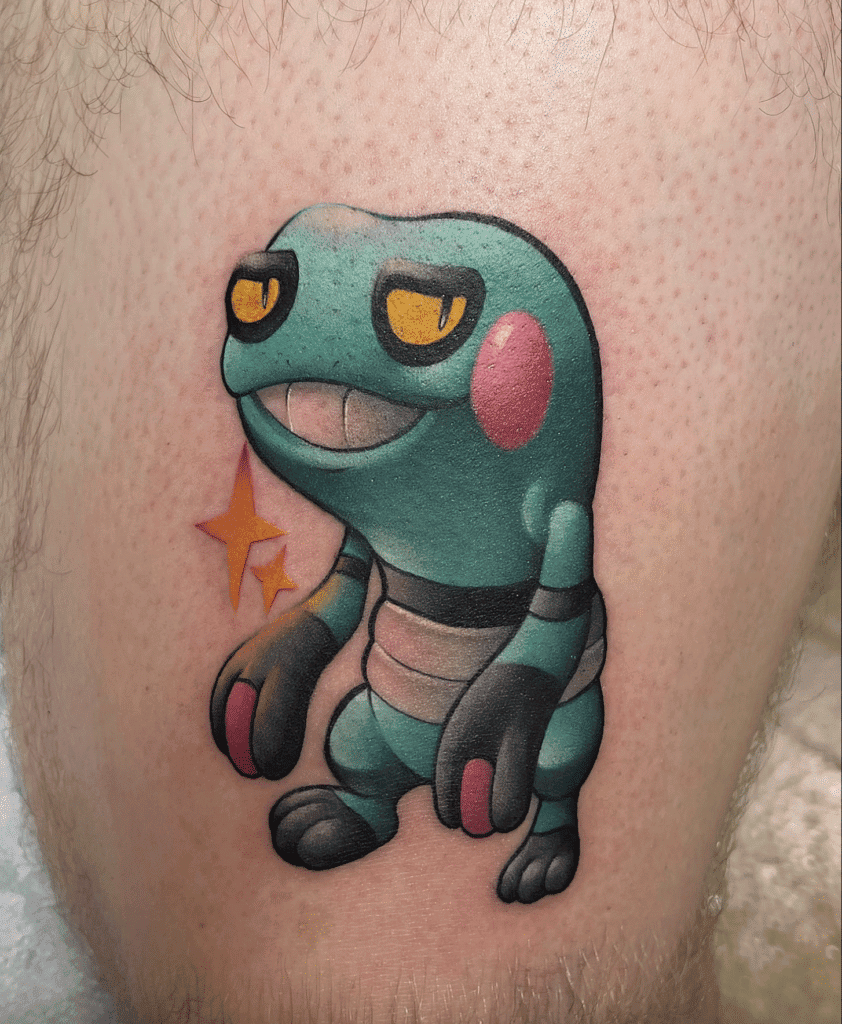 Croagunk Sinnoh Pokémon Tattoo