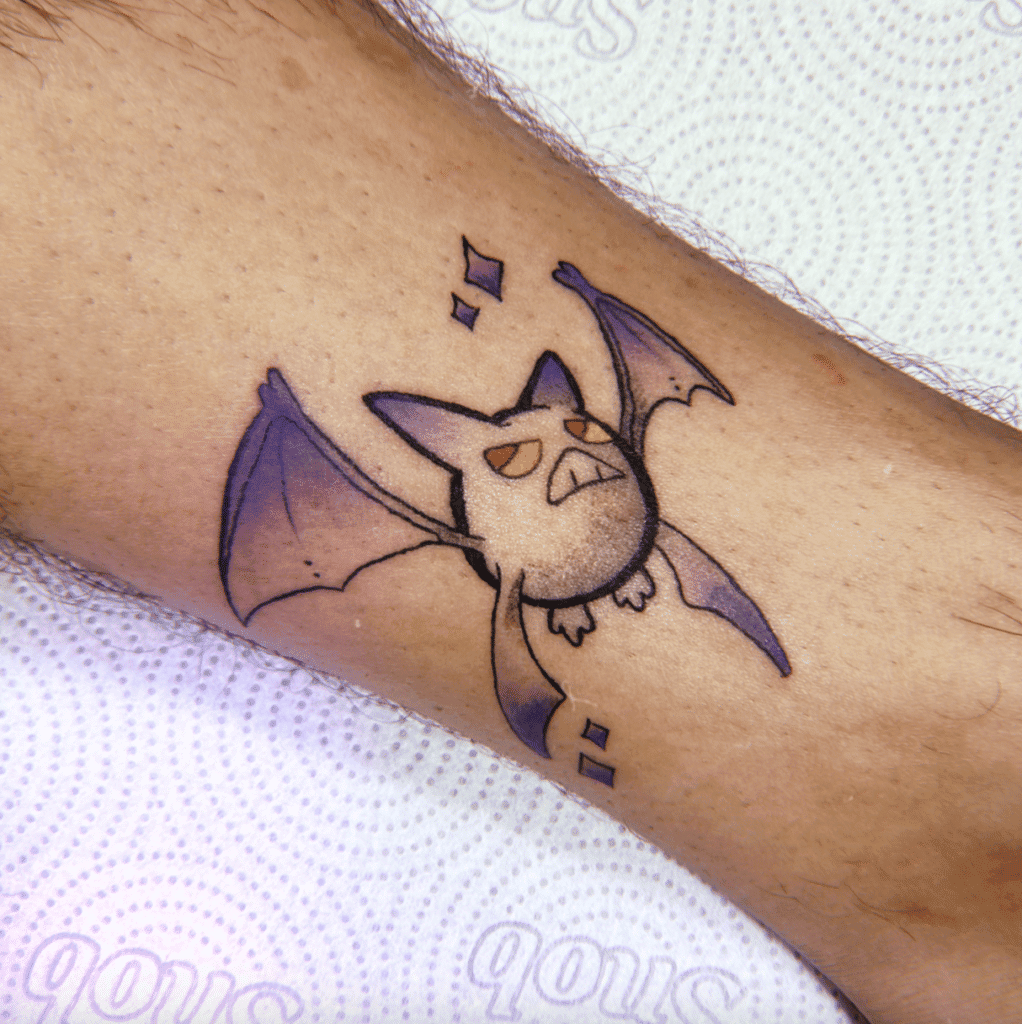 Crobat Johto Pokémon Tattoo