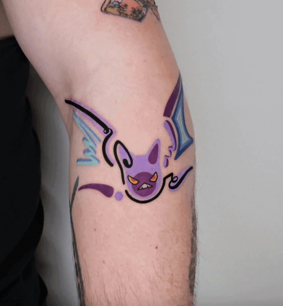 Crobat Marker Johto Pokémon Tattoo