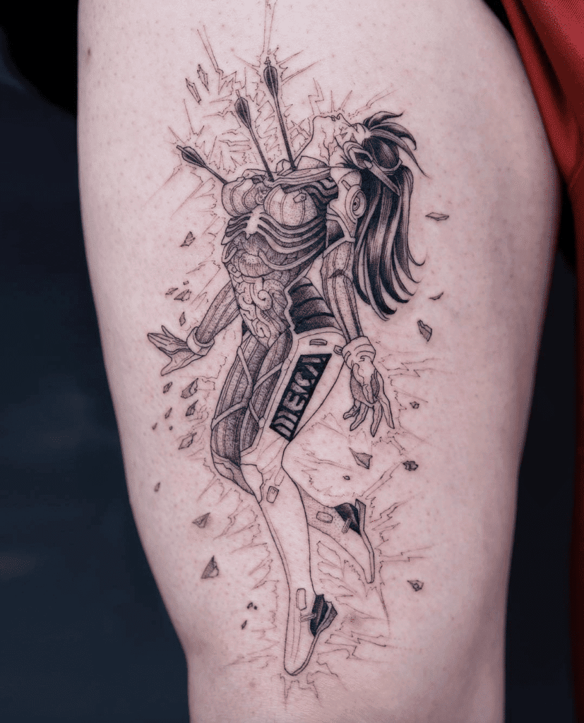 D.Va Arrow Overwatch Tattoo