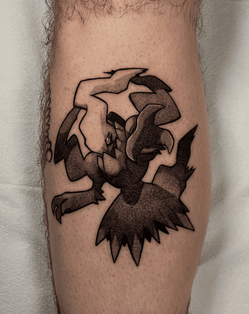 Darkrai Sinnoh Pokémon Tattoo